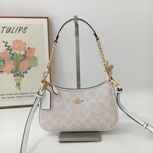 Women's Teri Coach Crescent Shoulder Bag Crossbody Bag